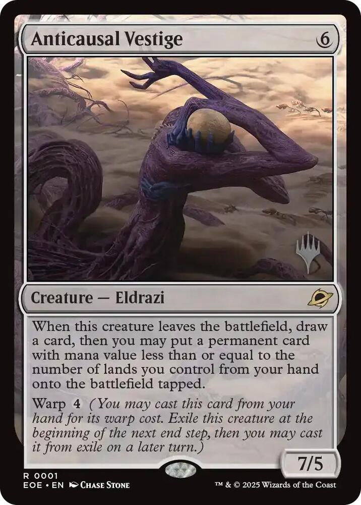 Anticausal Vestige 1 (Promo Pack: Edge of Eternities)  - Foil