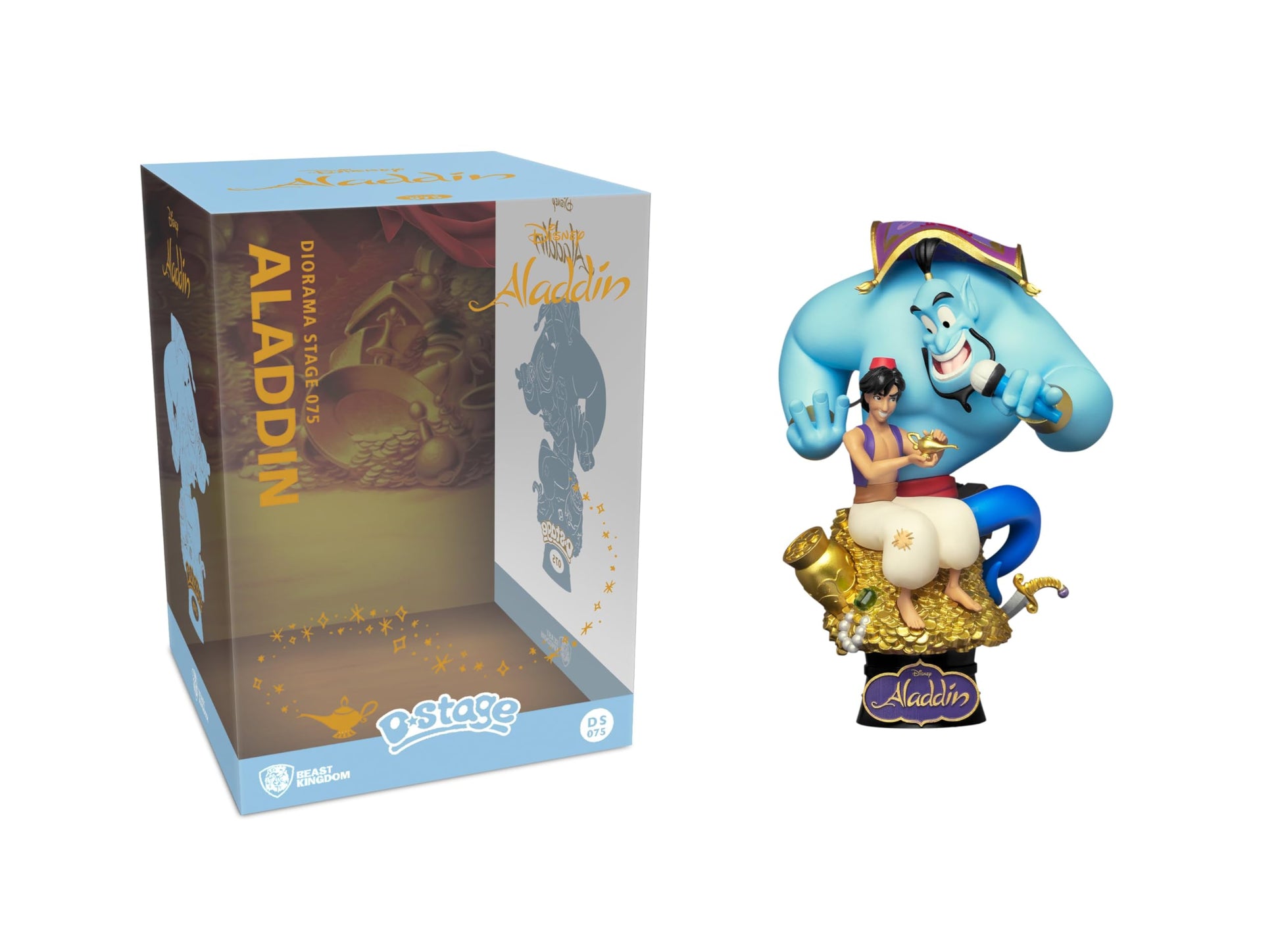 Aladdin and Genie Beast Kingdom D-Stage Disney Classic Aladdin Figurine