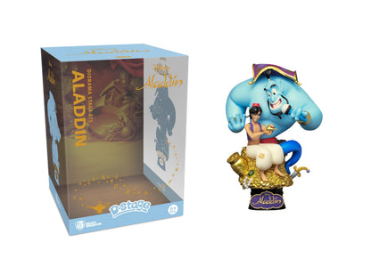 Aladdin and Genie Beast Kingdom D-Stage Disney Classic Aladdin Figurine
