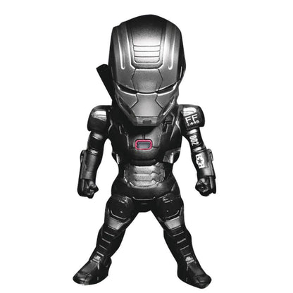 Dark gray War Machine action figure with red chest light and silver detailing FF 2445 002 on arm