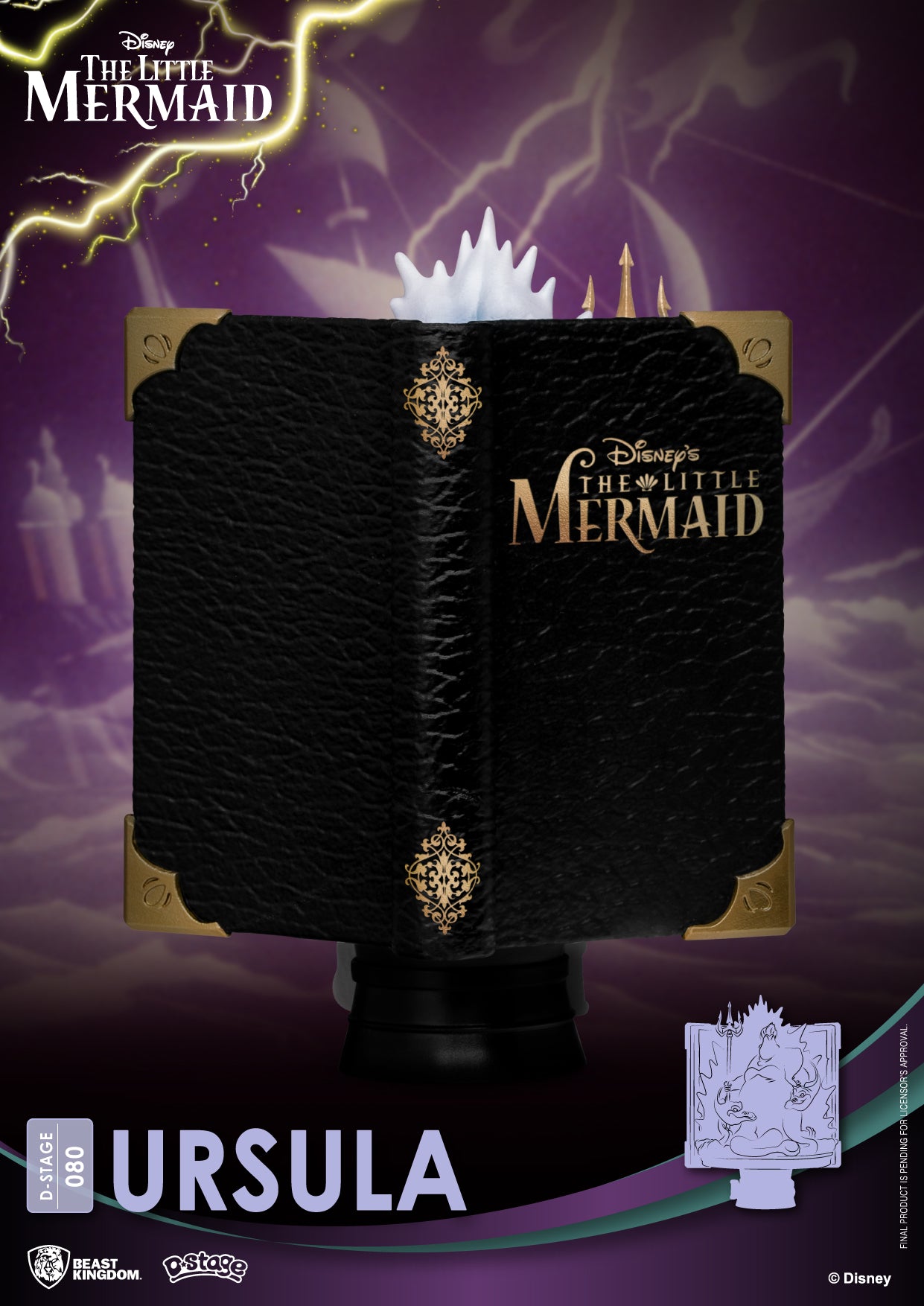 Beast Kingdom D-Stage Disney Story Book Series The Little Mermaid Ursula Figure