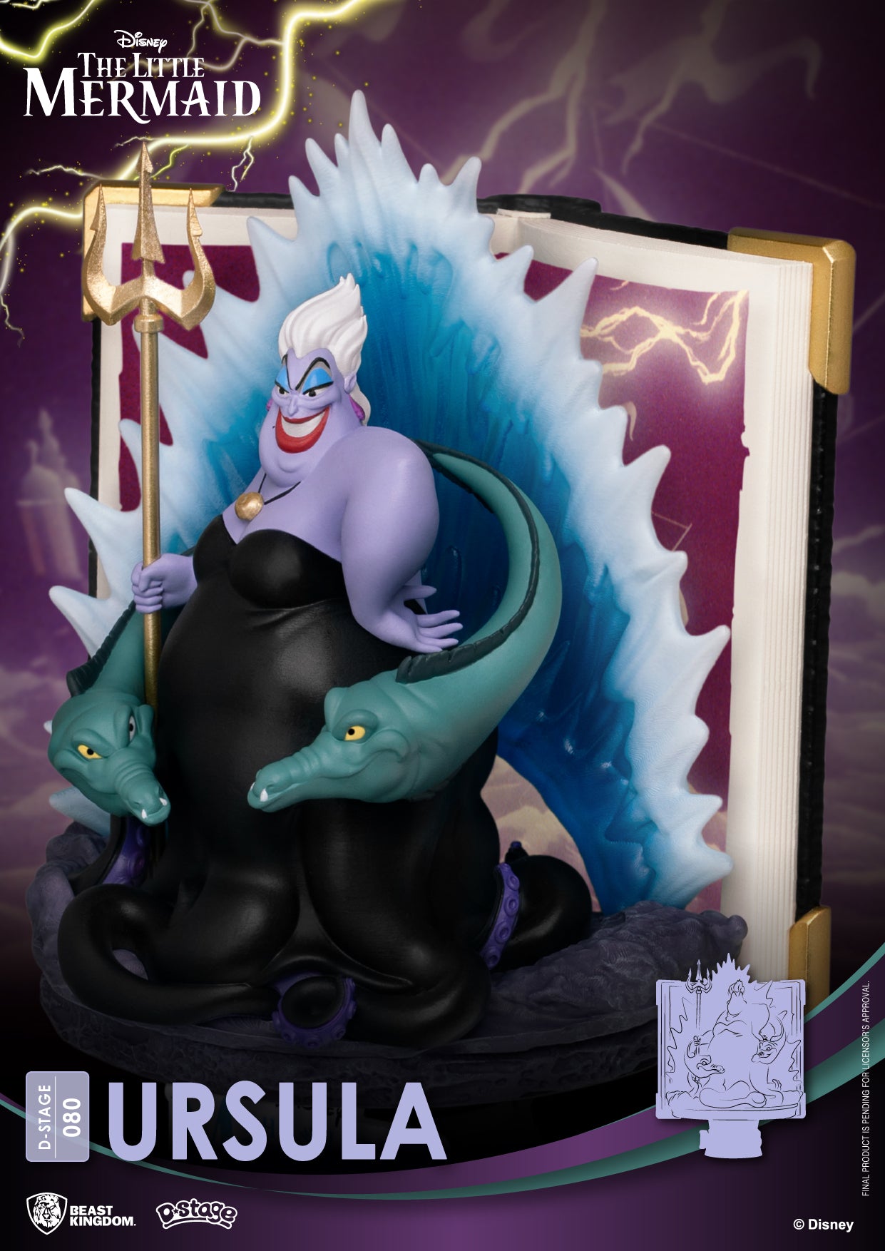 Beast Kingdom D-Stage Disney Story Book Series The Little Mermaid Ursula Figure
