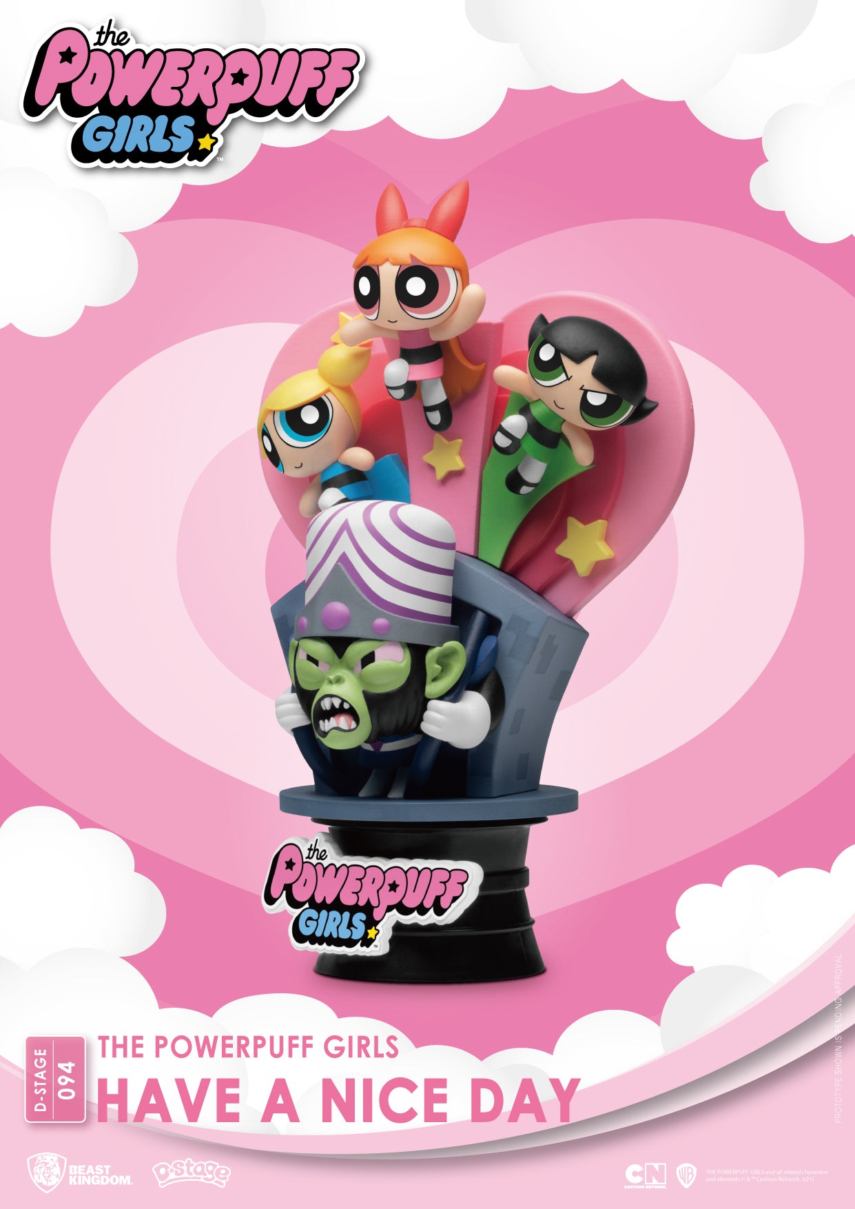 Beast Kingdom D-Stage-094-The Powerpuff Girls - Have a Nice Day Figure