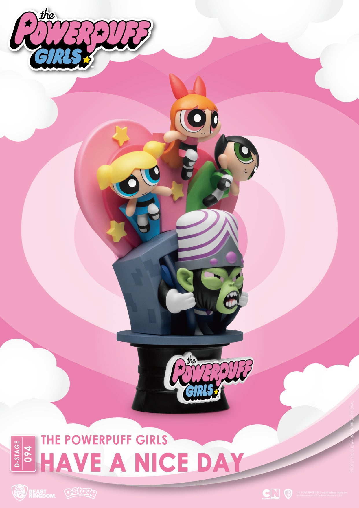 Beast Kingdom D-Stage-094-The Powerpuff Girls - Have a Nice Day Figure
