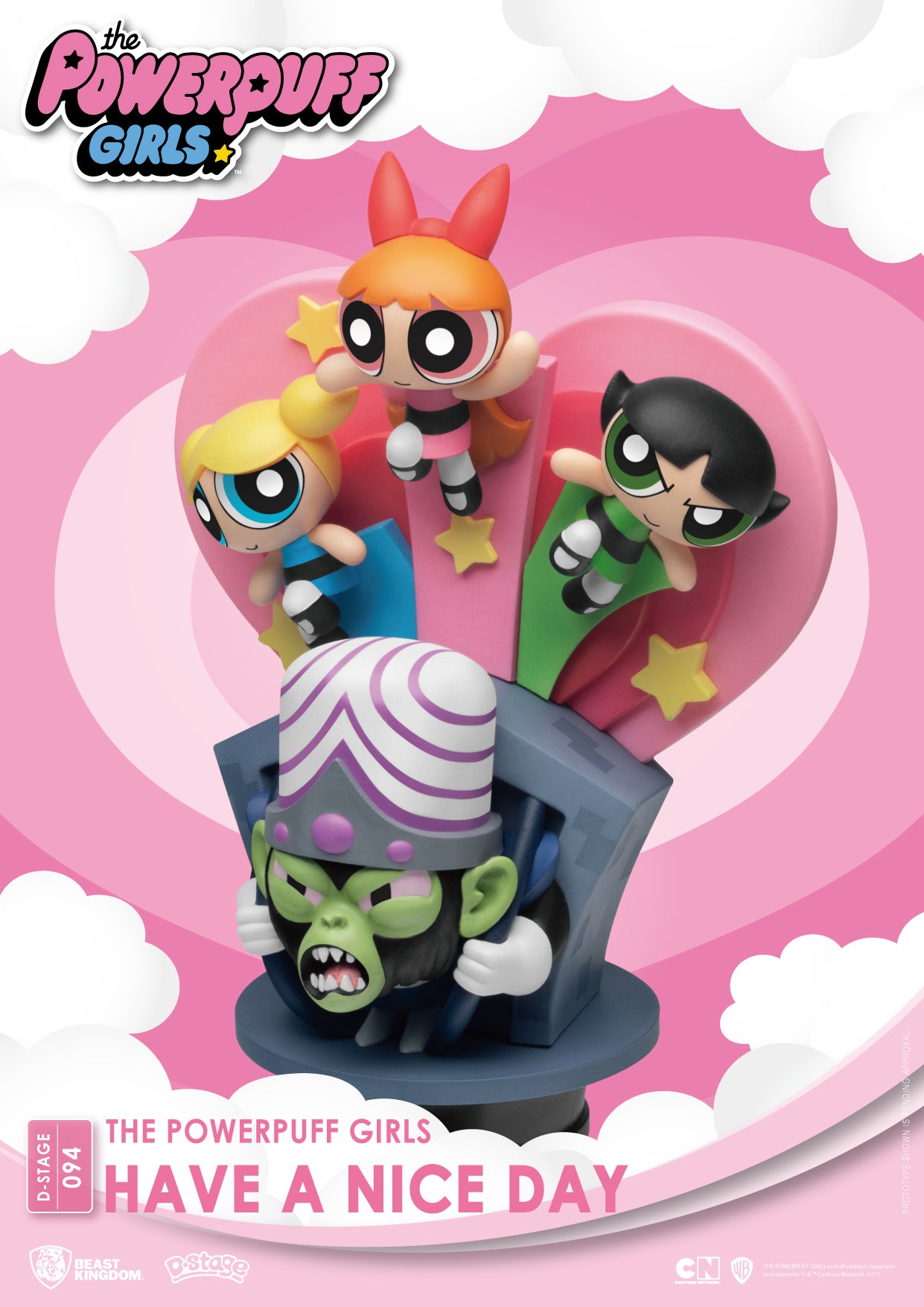Beast Kingdom D-Stage-094-The Powerpuff Girls - Have a Nice Day Figure