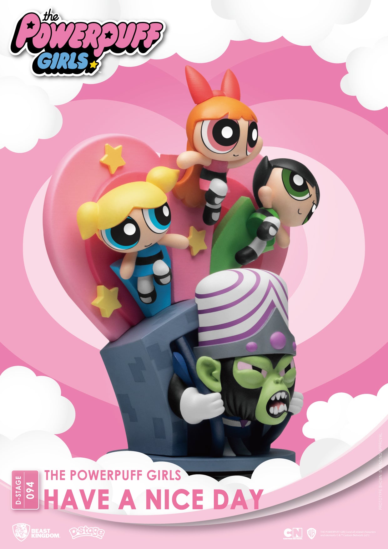 Beast Kingdom D-Stage-094-The Powerpuff Girls - Have a Nice Day Figure