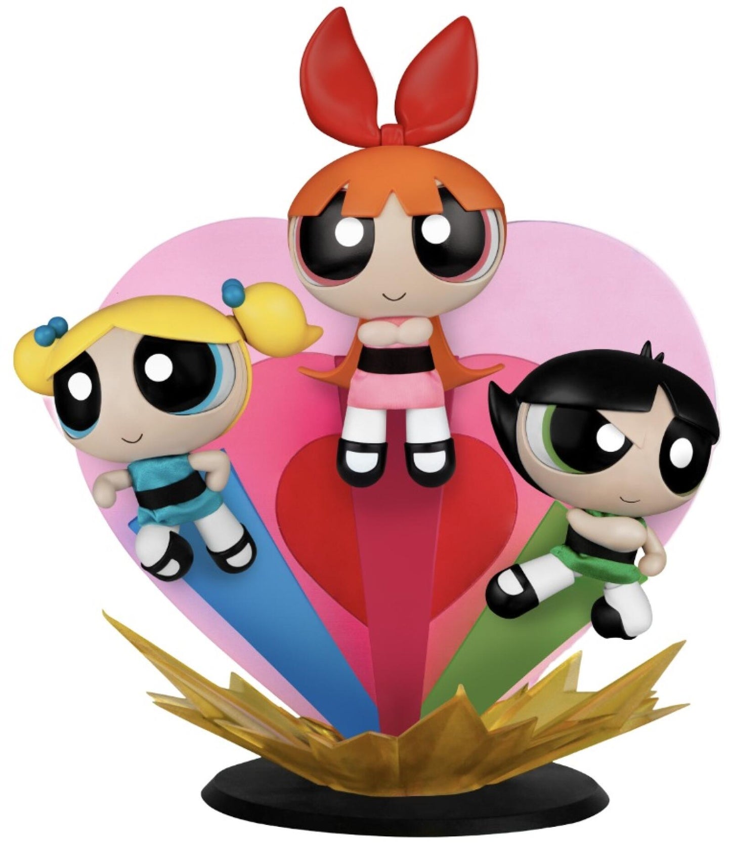 Beast Kingdom Dynamic Action Heroes: Powerpuff Girls Deluxe Figure Set