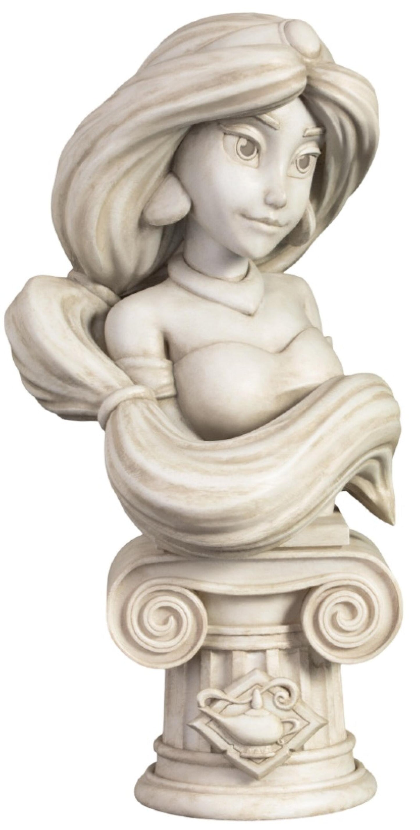 Disney Princess Jasmine BUST bust statue in marble-look resin