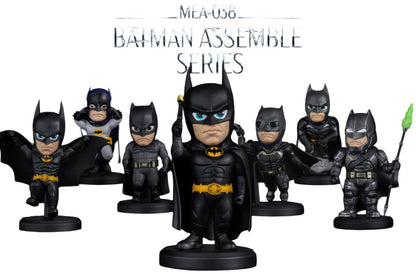 Box set featuring six Batman Mini Egg Attack figures displayed inside packaging