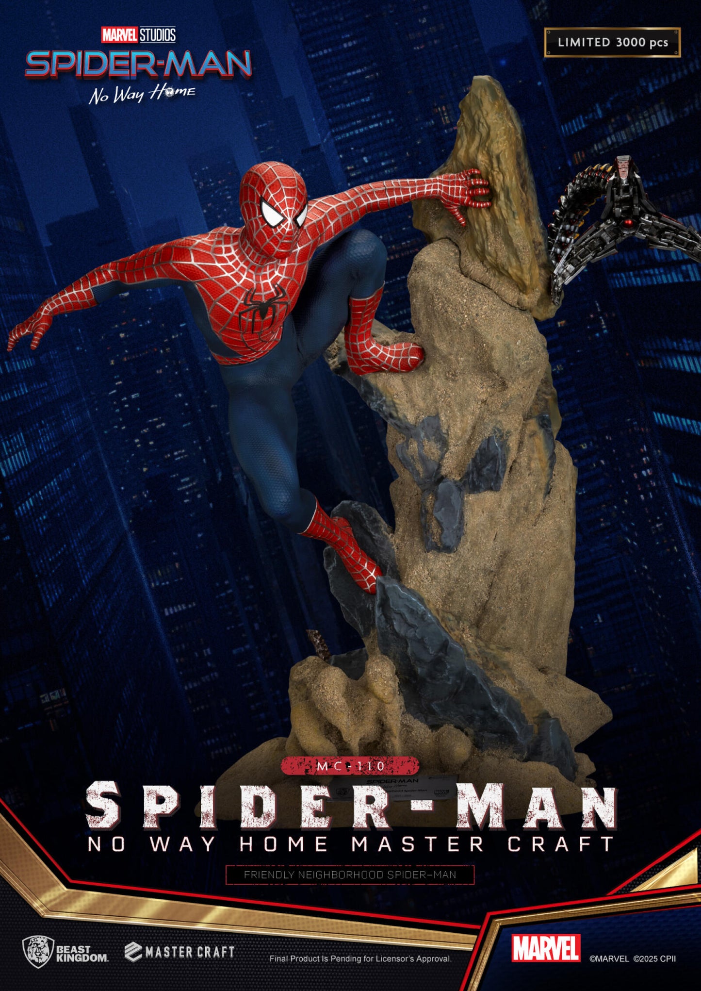 Beast Kingdom Master Craft Spiderman No Way Home - Friendly Neighborhood Spiderman