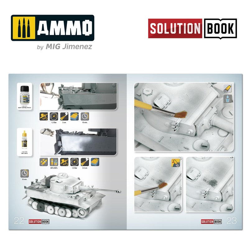 Ammo by MIG - Book - Solution Book 17 - How To Paint Wwii German Winter Vehicles (Preorder) - Good Games