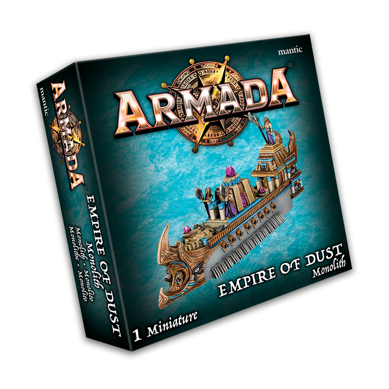 Armada Empire of Dust Monolith Miniature game box