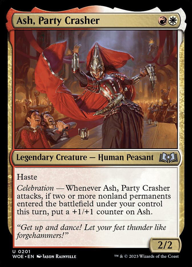 Ash, Party Crasher 201/276 (Wilds of Eldraine) 