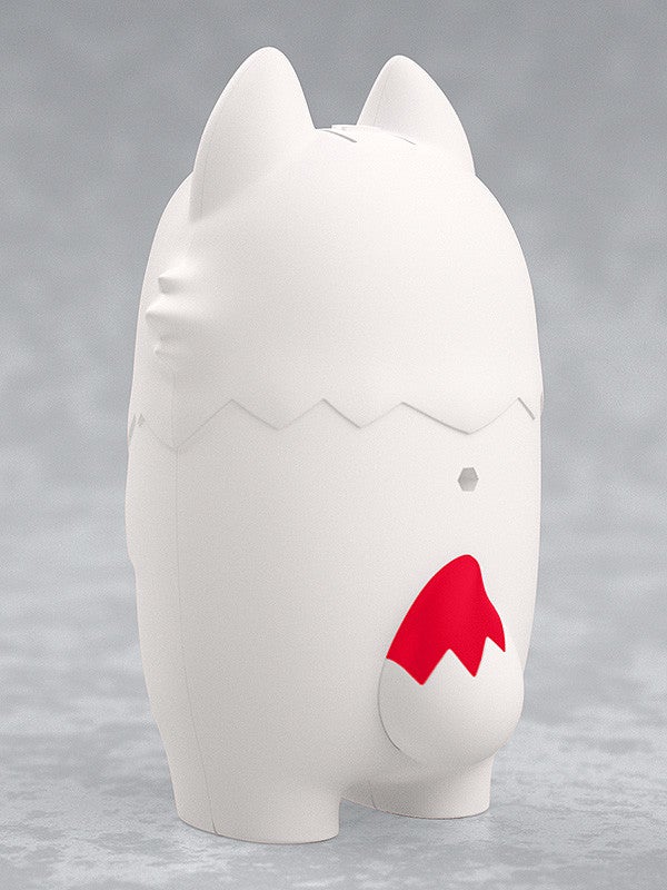 Nendoroid More Kigurumi Face Parts Case Kitsune in white fox costume design