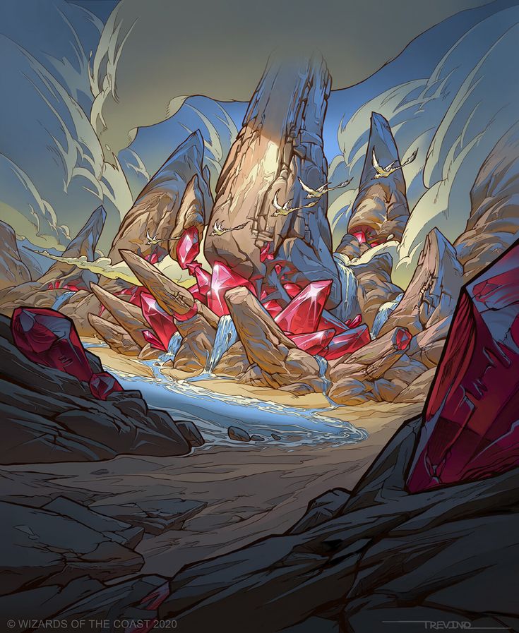 Magic The Gathering - Wall Scroll - Ikoria: Lair of Behemoths Raugin Triome - Good Games