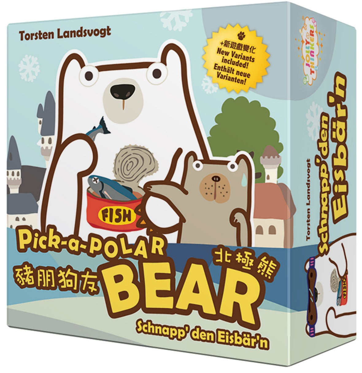 Jolly Pets: Pick-a-Polar Bear game box featuring cartoon polar bear design