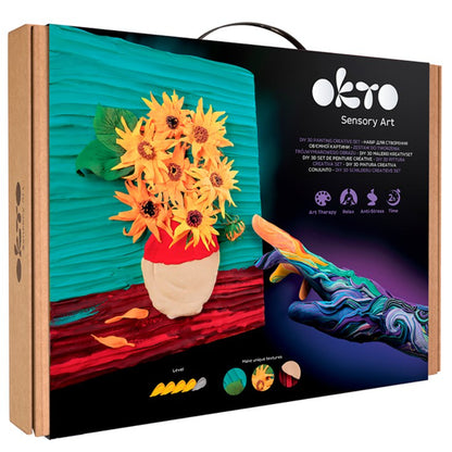 Sensory Art Creative Set Sunflowers 30 cm x 40 cm - Good Games