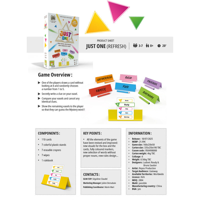 Just One Refreshed - Good Games