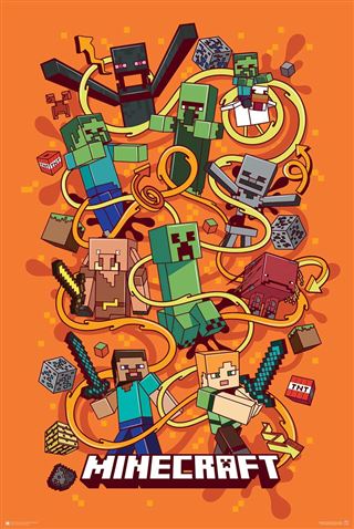 Minecraft - Funtage - Reg Poster - Good Games