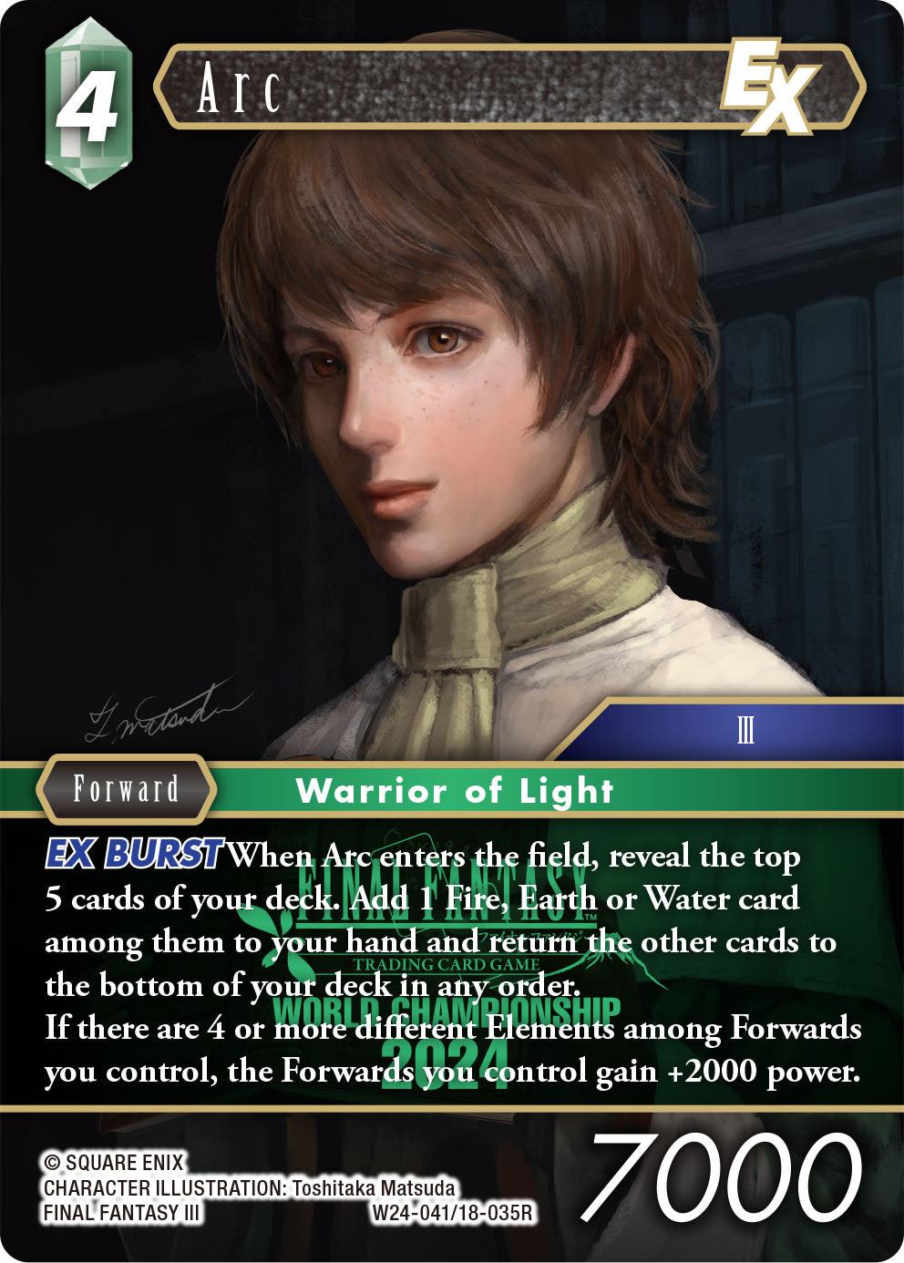 Final Fantasy TCG World Champion Deck 2024