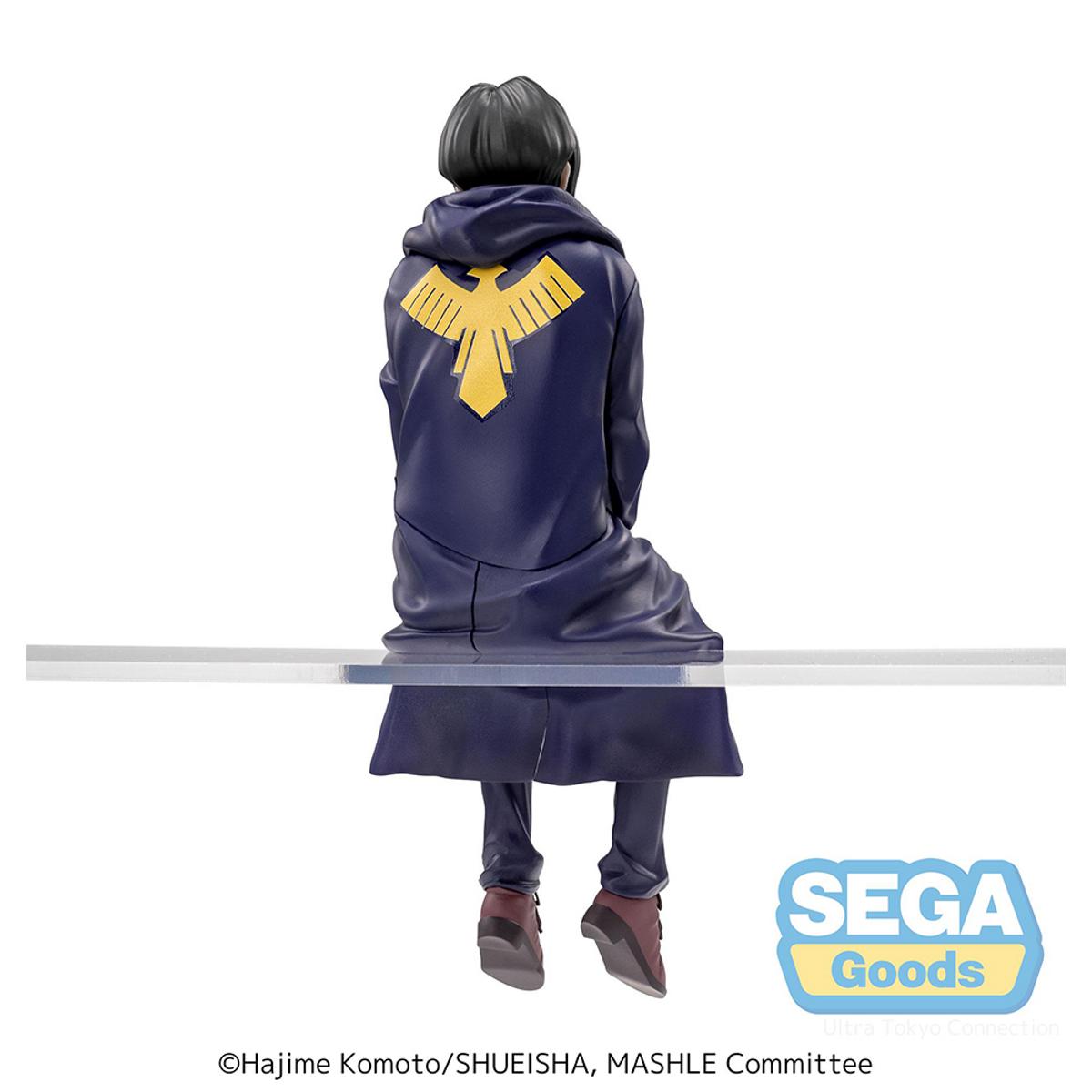 Side angle of Finn Ames figure in school uniform with neutral expression