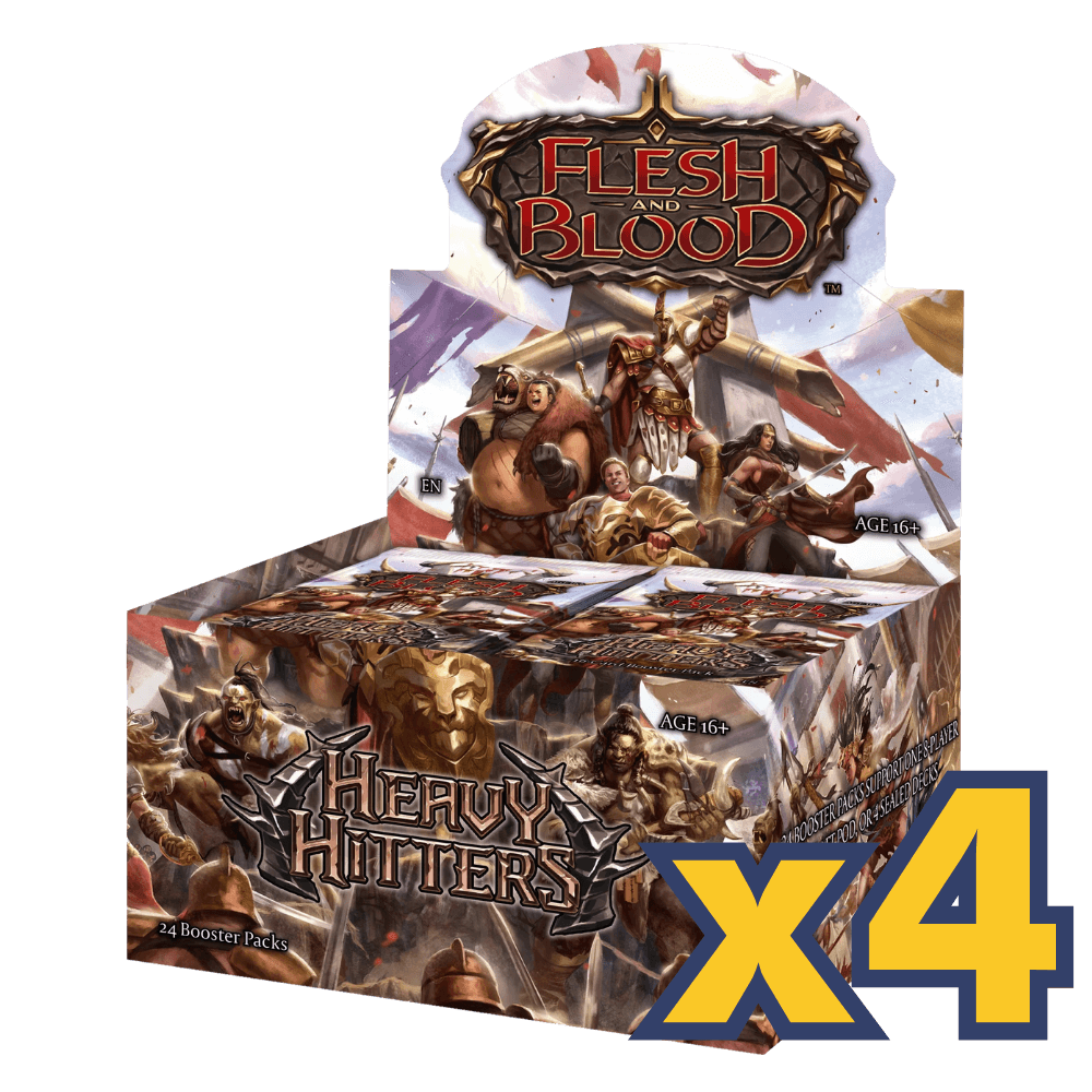Flesh and Blood TCG - Heavy Hitters Booster Box x 4 - Good Games
