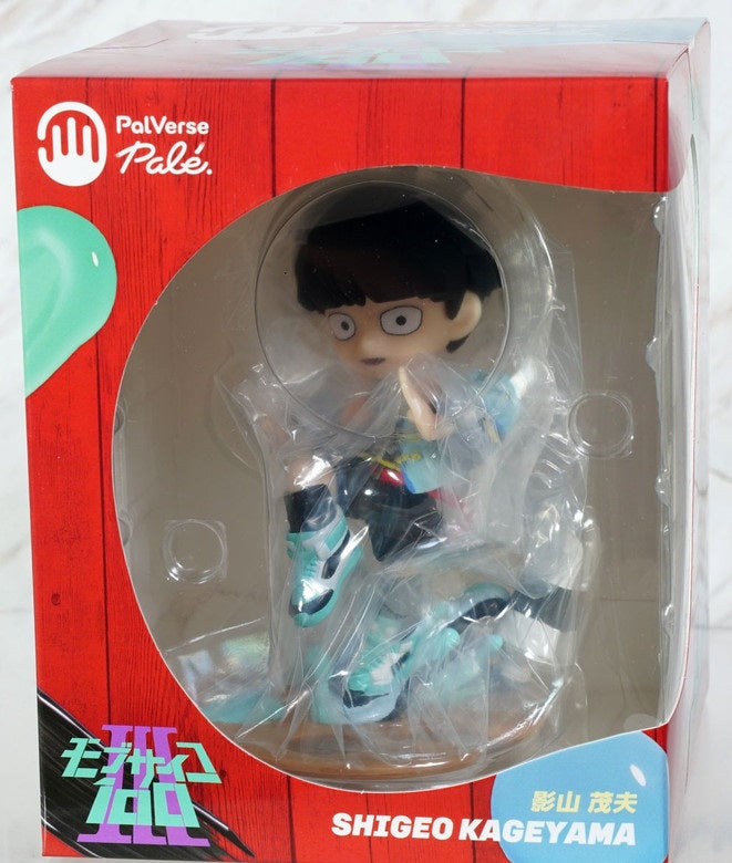 PalVerse Pal Mob Psycho 100 Shigeo Kageyama figure in clear box standing pose with hands held up
