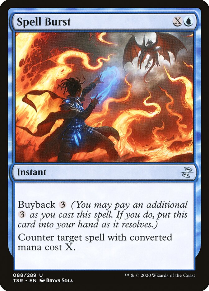 Spell Burst 88/289 (Time Spiral: Remastered)  - Foil