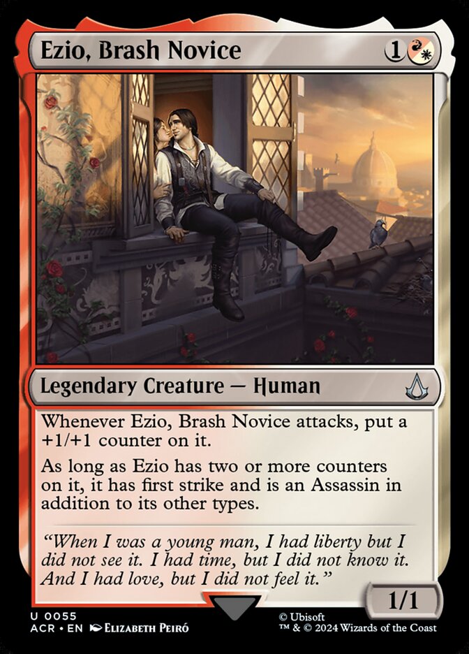 Ezio, Brash Novice 55 (Universes Beyond: Assassin's Creed)  - Foil