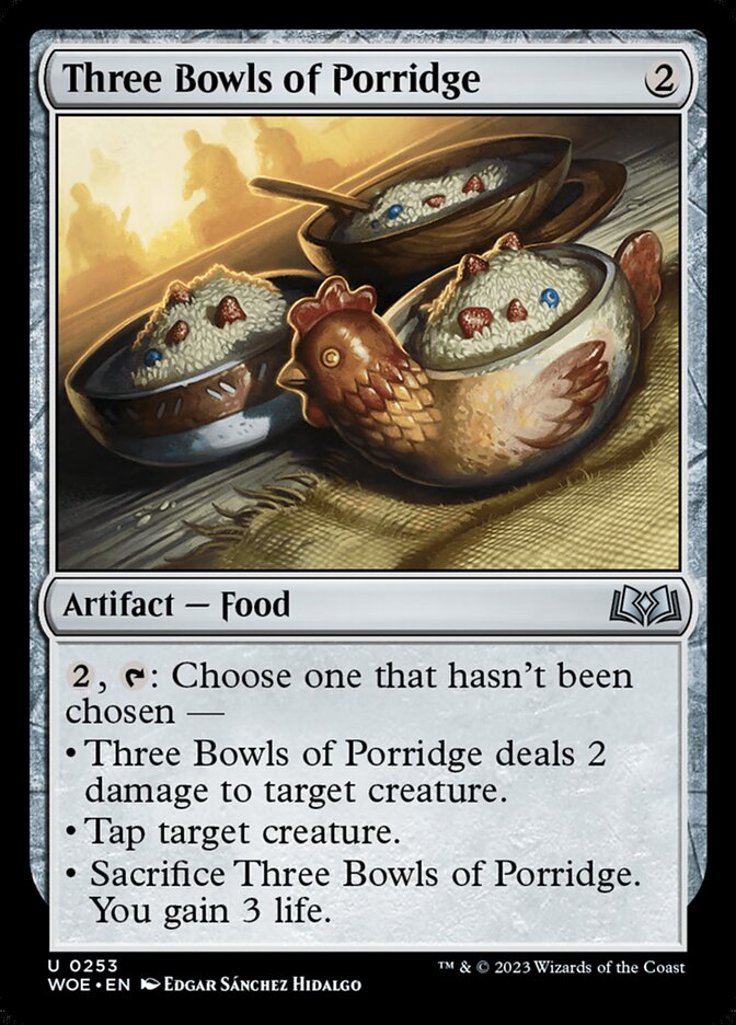 Three Bowls of Porridge 253/276 (Wilds of Eldraine) 