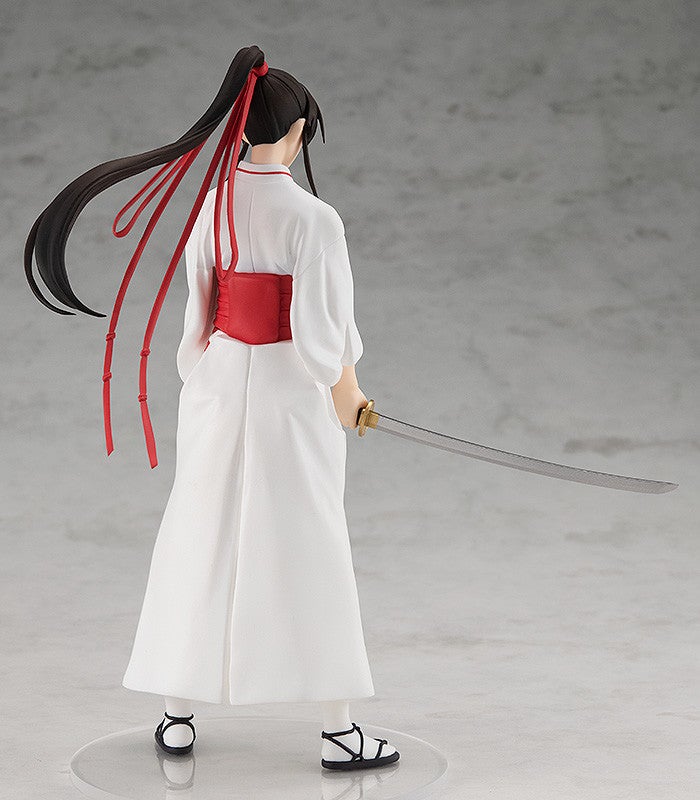 Hells Paradise Pop Up Parade Yamada Asaemon Sagiri figure in white kimono holding a katana sword