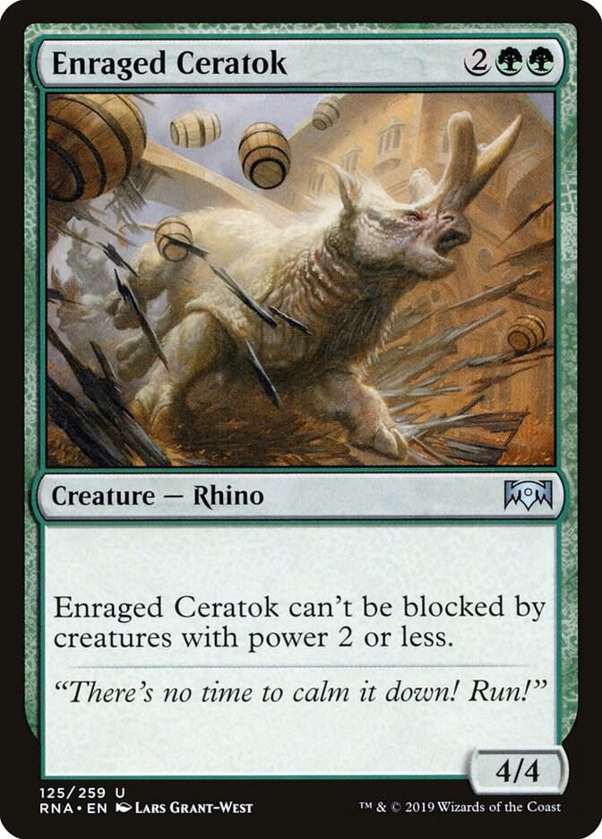 Enraged Ceratok 125/259 (Ravnica Allegiance) 