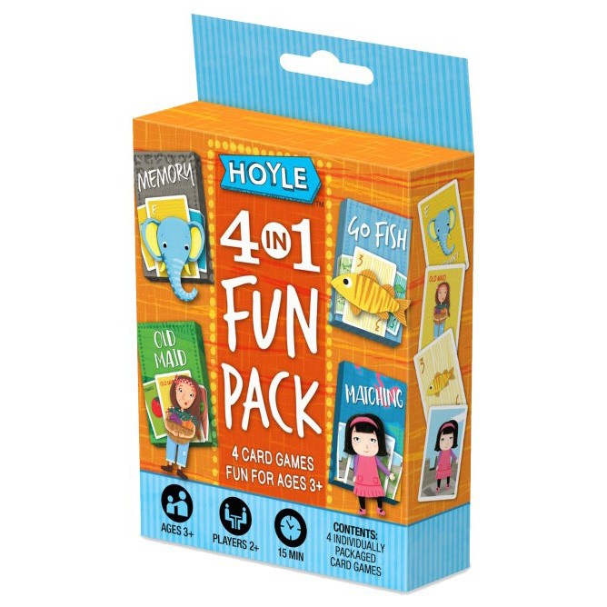 Kids Card Games 4 1n 1 Fun Pack - Good Games