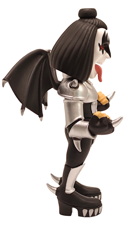 The Demon Minix figure rear view with long hair and outfit detail