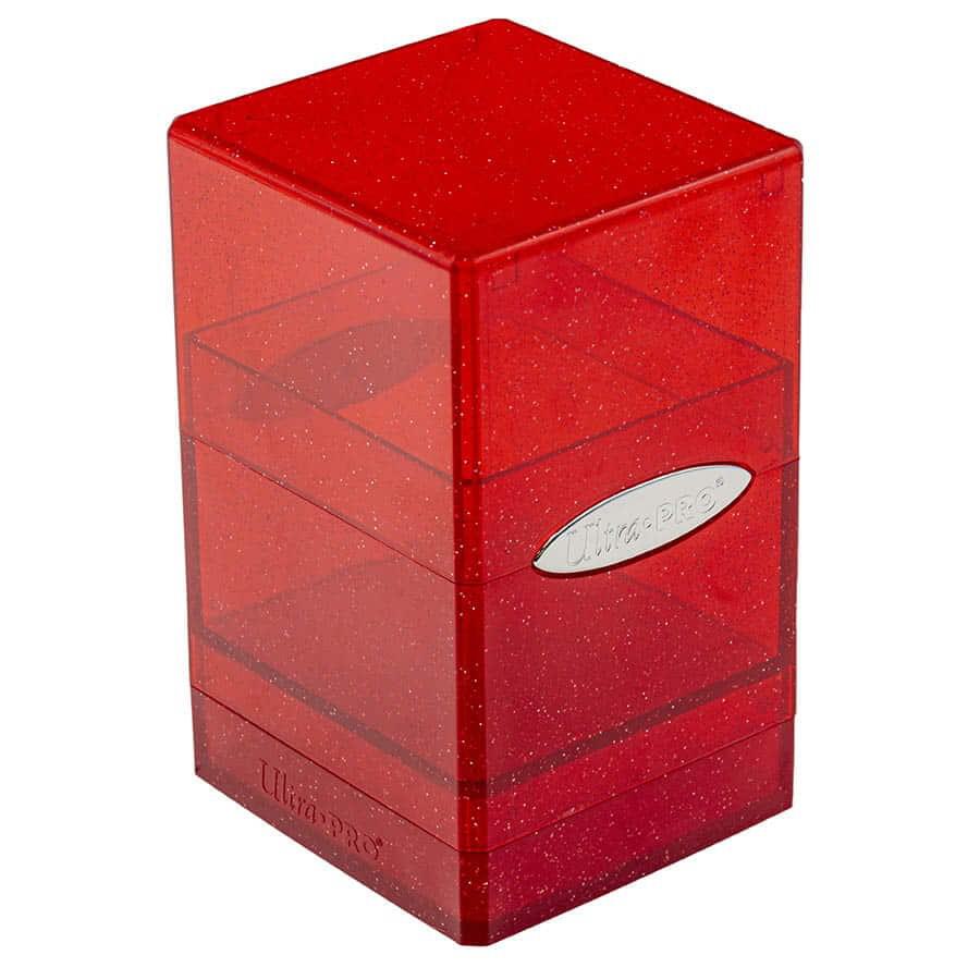 Ultra Pro: UP16013 Satin Tower - Glitter Red - Good Games