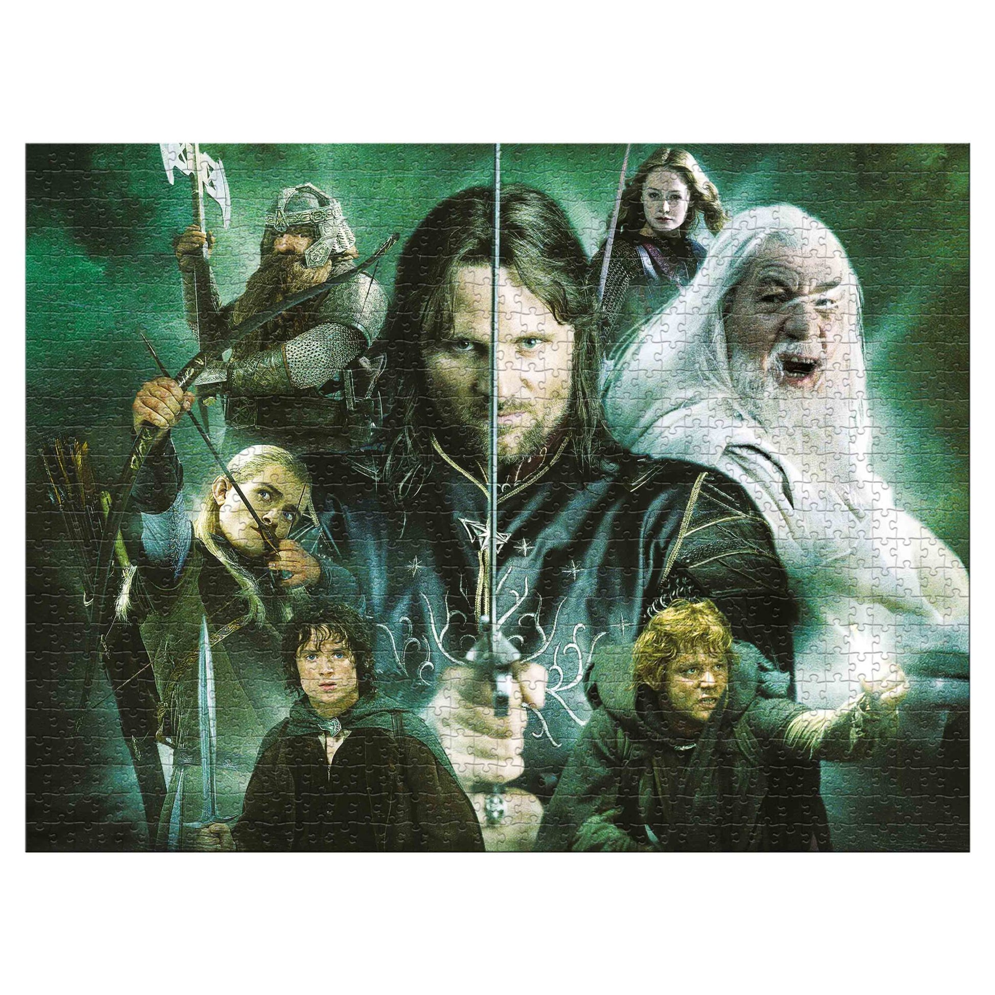 Puzzles: Lord of the Rings - Heroes of Middle Earth 1000 Piece Jigsaw - Good Games