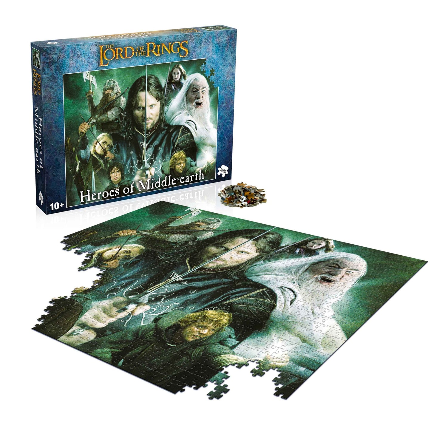 Puzzles: Lord of the Rings - Heroes of Middle Earth 1000 Piece Jigsaw - Good Games