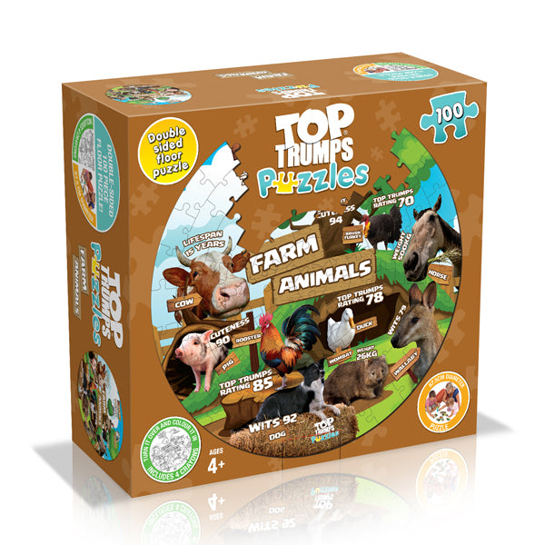 Farm Animals Top Trumps Puzzle