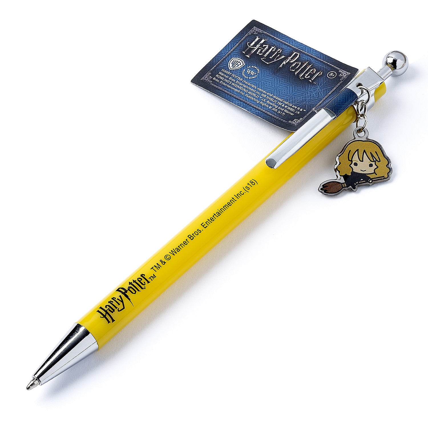 Harry Potter Chibi Hermione Granger Pen featuring cute stylized Hermione figure with wand, collectible writing accessory