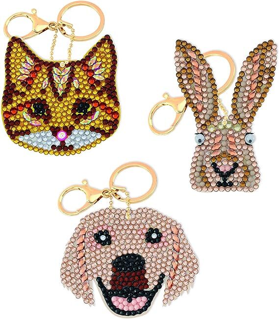 CrystalArt - Perfect Pets Keyring Kit - Good Games