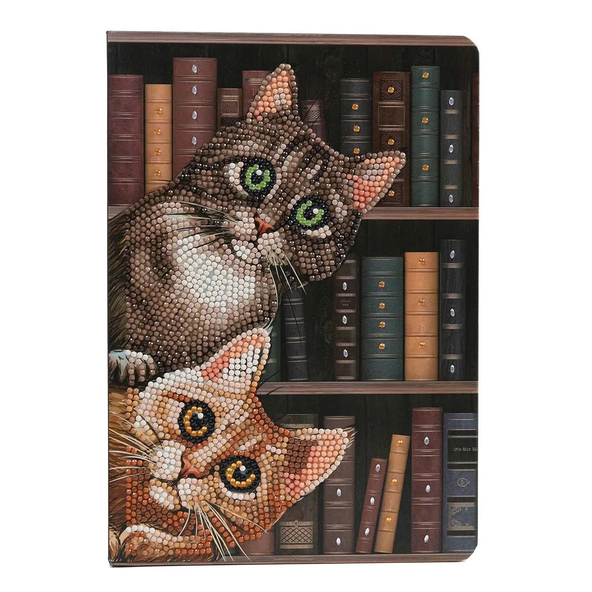 Crystal Art - Cats in the Library Notebook - Good Games