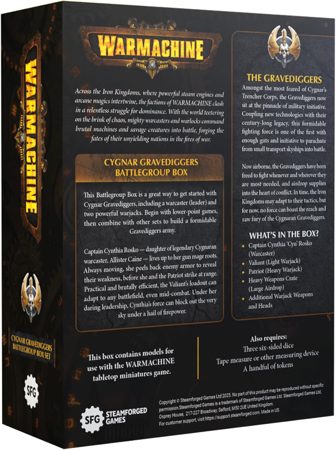 Warmachine: Cygnar Gravediggers Battlegroup Box - Good Games