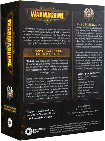 Warmachine: Cygnar Gravediggers Battlegroup Box - Good Games