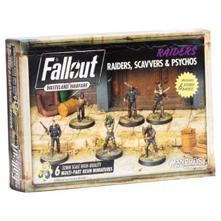 Fallout Wasteland Warfare - Raiders Psychos and Scavvers
