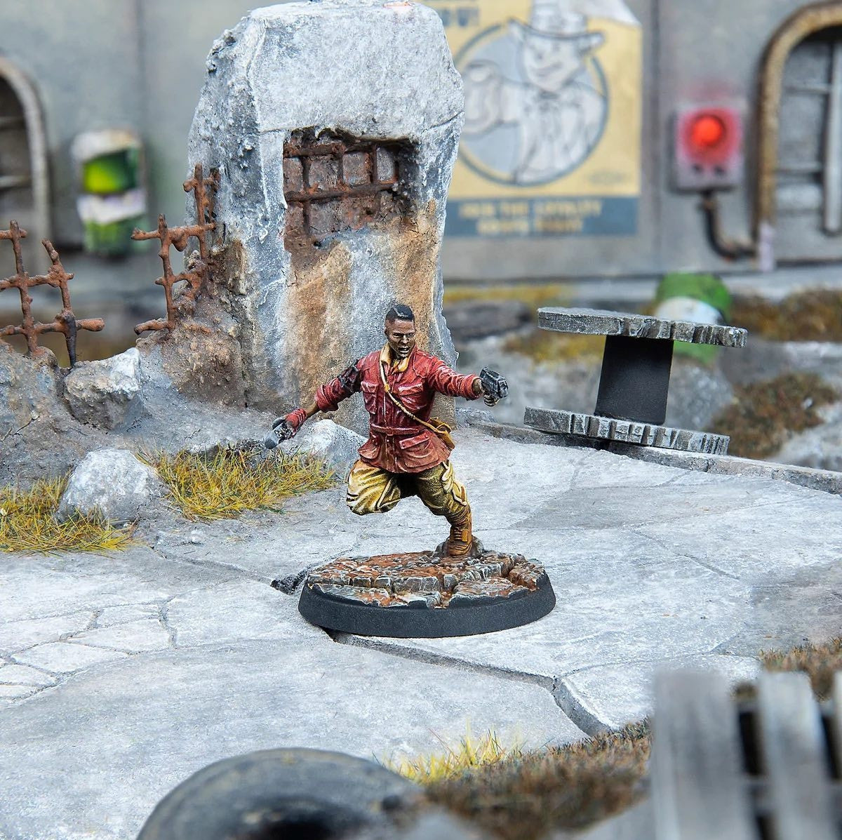Retail box of Fallout: Wasteland Warfare Jake Finch promo set, featuring game branding and character artwork on the packaging