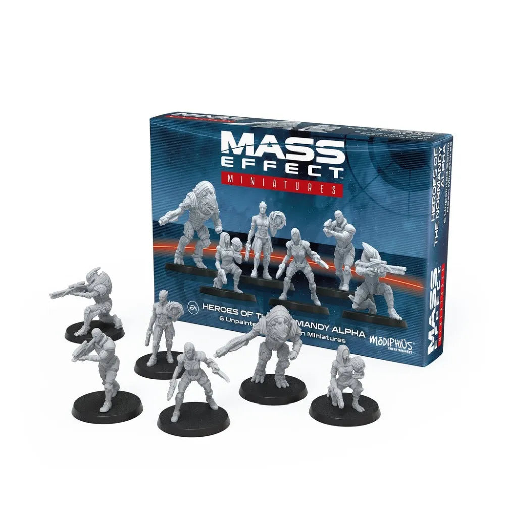 Mass Effect: The Board Game – Resin Miniatures Set: Heroes of the Normandy Alpha - Good Games