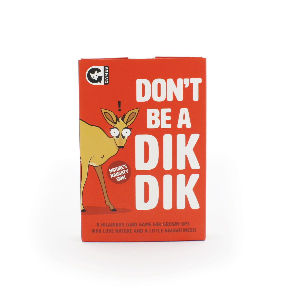 Don&#39;t Be a Dik Dik board game box with illustrated animal characters on cover