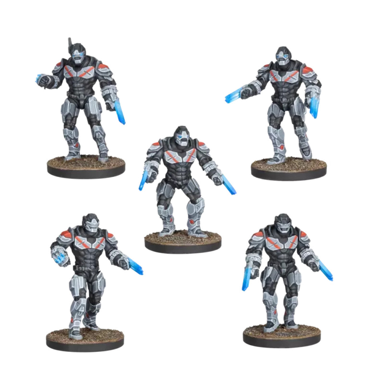 Firefight Assault Enforcers with Phase Claws retail box featuring elite sci-fi unit