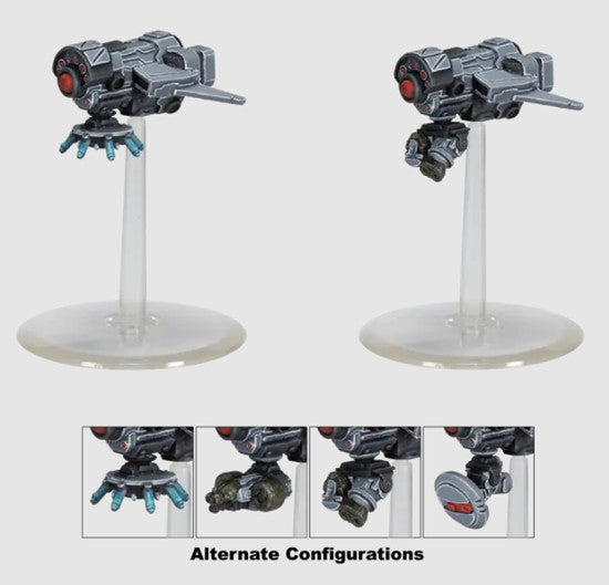 Enforcer Missile Shield Drone with alternate configurations