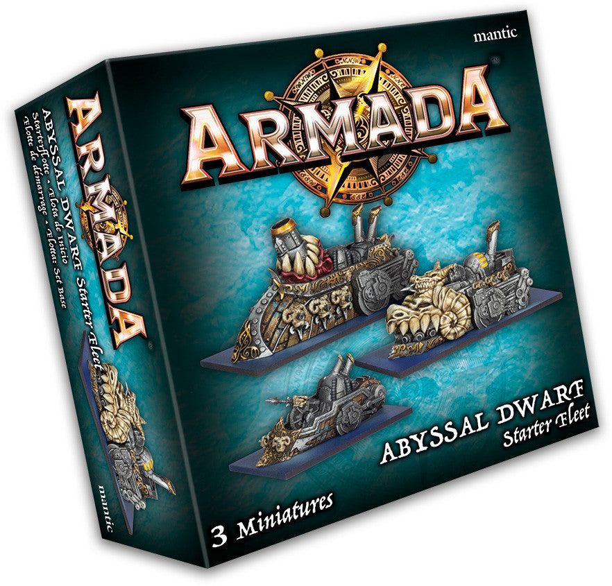 Image of Kings of War Abyssal Dwarf Starter Fleet box cover